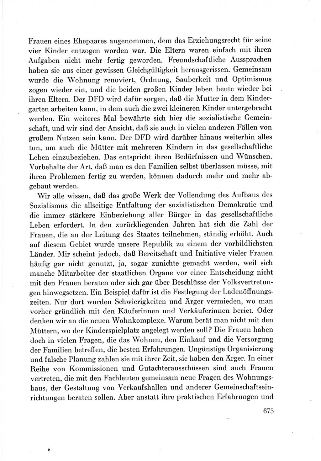 Protokoll der Verhandlungen des Ⅶ. Parteitages der Sozialistischen Einheitspartei Deutschlands (SED) [Deutsche Demokratische Republik (DDR)] 1967, Band Ⅲ, Seite 675 (Prot. Verh. Ⅶ. PT SED DDR 1967, Bd. Ⅲ, S. 675)