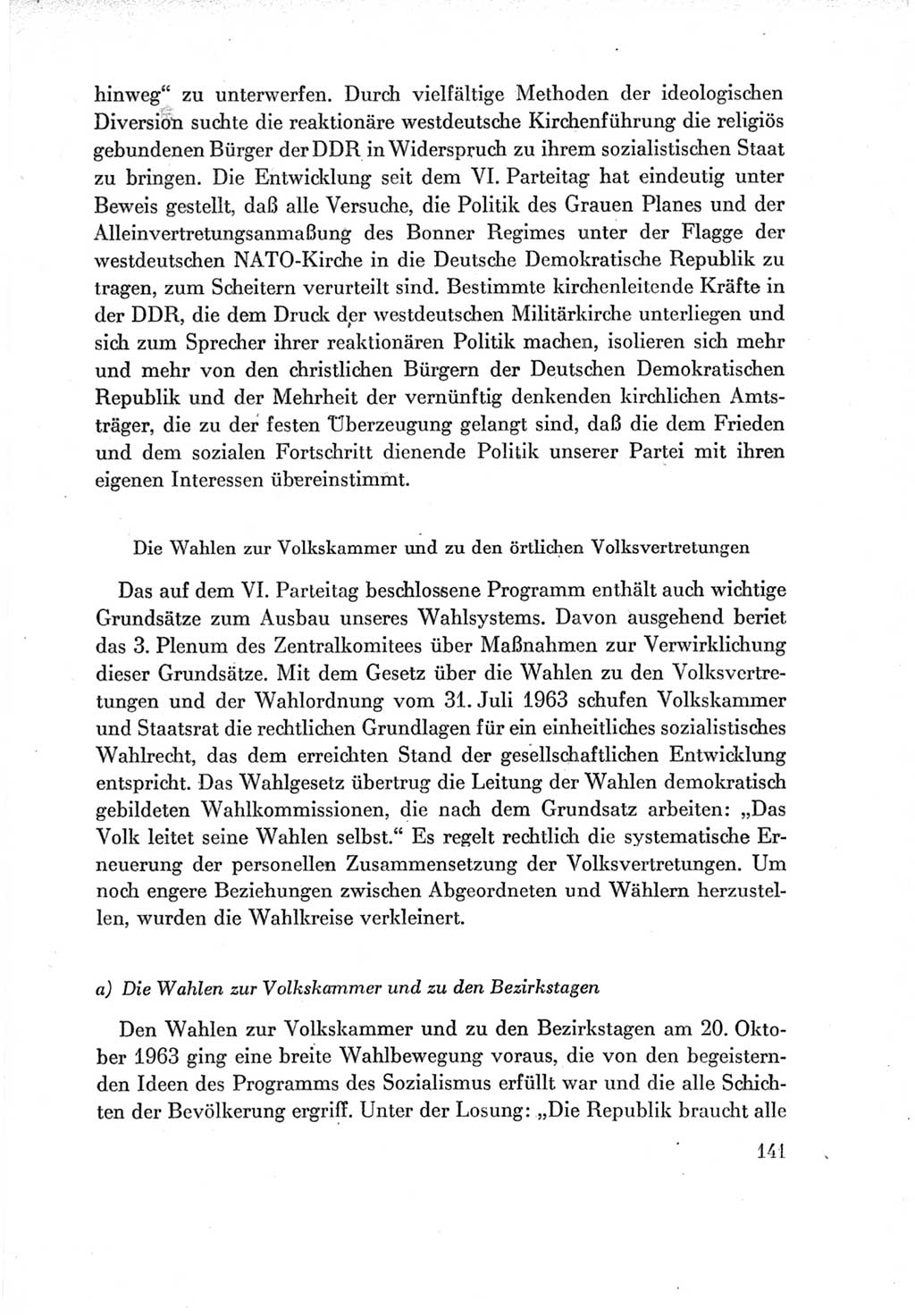 Protokoll der Verhandlungen des Ⅶ. Parteitages der Sozialistischen Einheitspartei Deutschlands (SED) [Deutsche Demokratische Republik (DDR)] 1967, Band Ⅳ, Seite 141 (Prot. Verh. Ⅶ. PT SED DDR 1967, Bd. Ⅳ, S. 141)