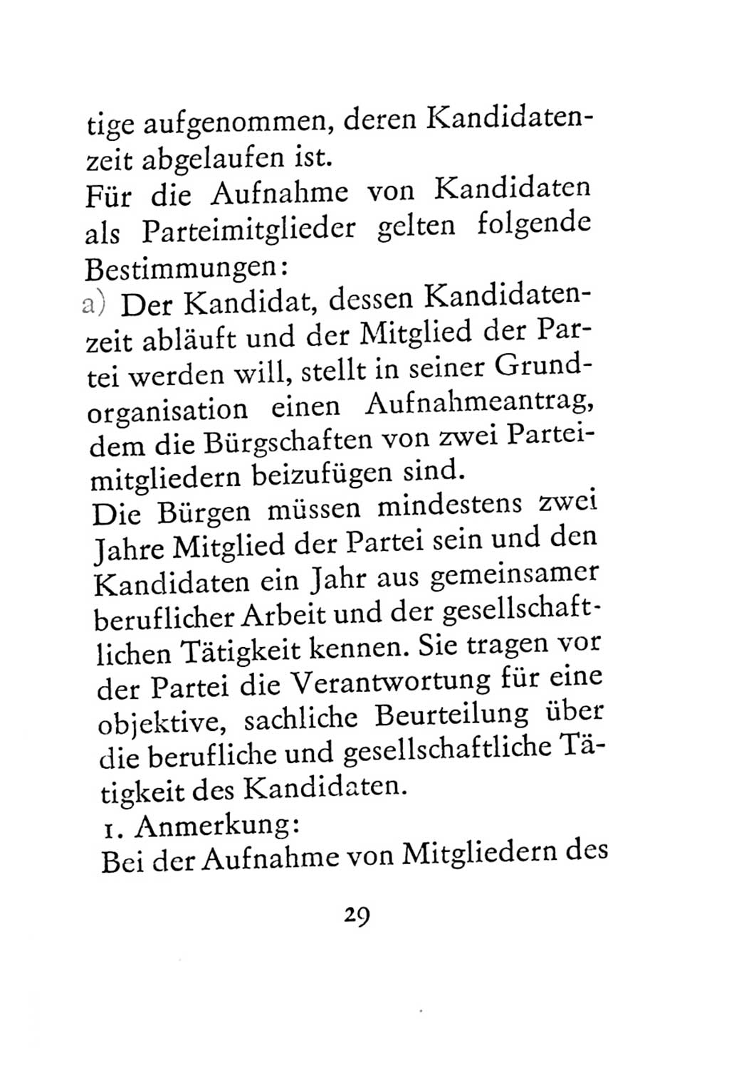 Statut der Sozialistischen Einheitspartei Deutschlands (SED) 1967, Seite 29 (St. SED DDR 1967, S. 29)