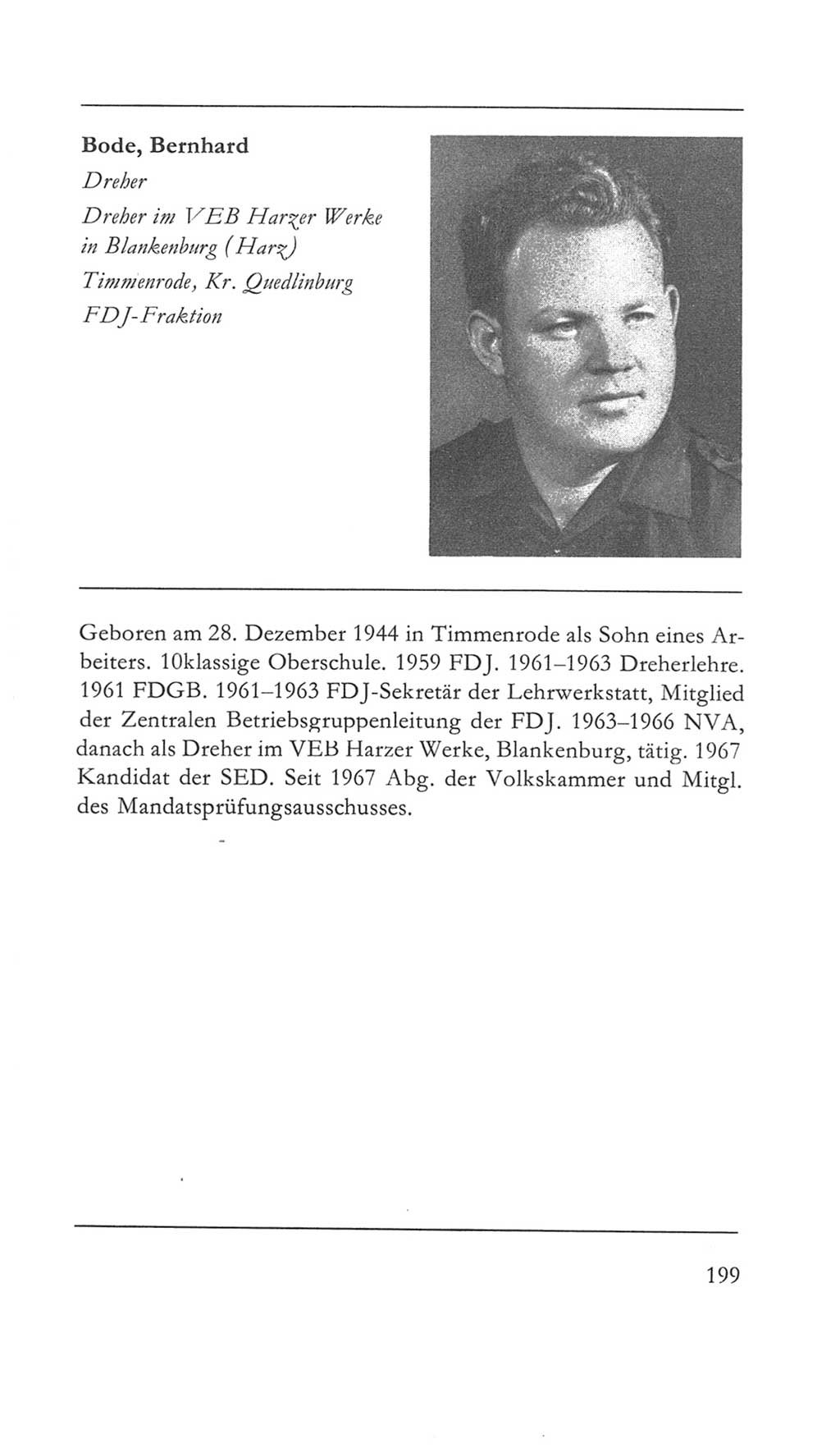 Volkskammer (VK) der Deutschen Demokratischen Republik (DDR) 5. Wahlperiode 1967-1971, Seite 199 (VK. DDR 5. WP. 1967-1971, S. 199)