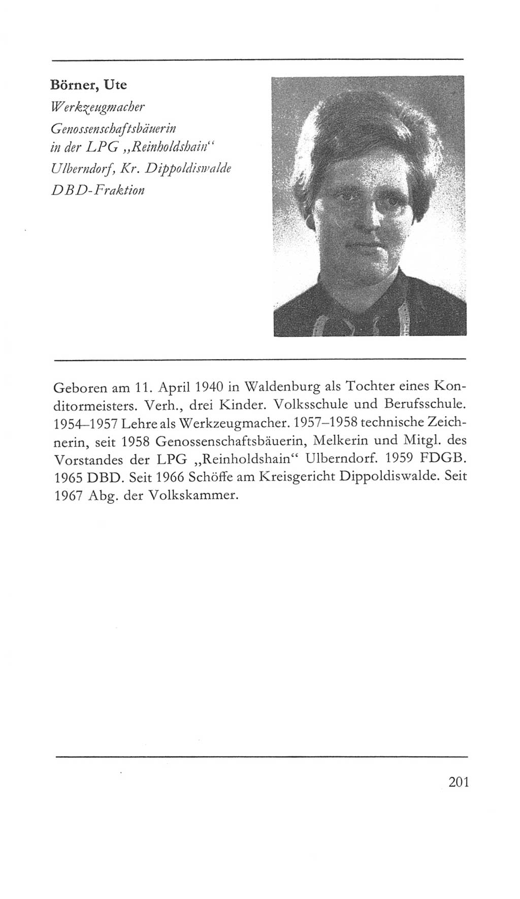 Volkskammer (VK) der Deutschen Demokratischen Republik (DDR) 5. Wahlperiode 1967-1971, Seite 201 (VK. DDR 5. WP. 1967-1971, S. 201)