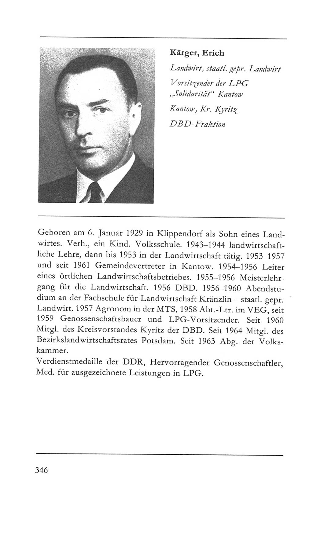 Volkskammer (VK) der Deutschen Demokratischen Republik (DDR) 5. Wahlperiode 1967-1971, Seite 346 (VK. DDR 5. WP. 1967-1971, S. 346)