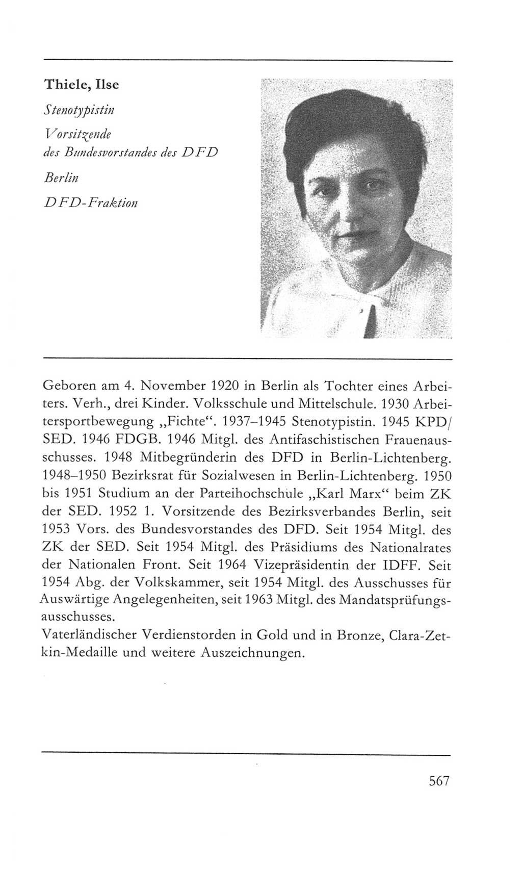 Volkskammer (VK) der Deutschen Demokratischen Republik (DDR) 5. Wahlperiode 1967-1971, Seite 567 (VK. DDR 5. WP. 1967-1971, S. 567)