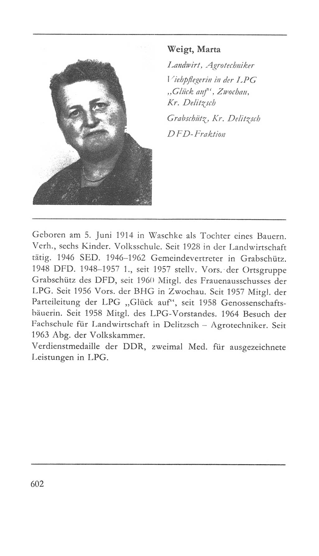 Volkskammer (VK) der Deutschen Demokratischen Republik (DDR) 5. Wahlperiode 1967-1971, Seite 602 (VK. DDR 5. WP. 1967-1971, S. 602)