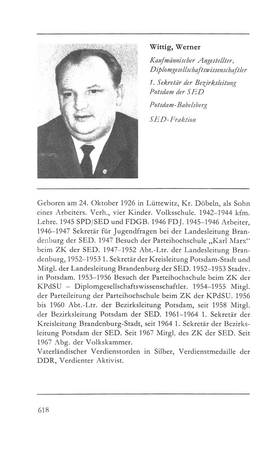Volkskammer (VK) der Deutschen Demokratischen Republik (DDR) 5. Wahlperiode 1967-1971, Seite 618 (VK. DDR 5. WP. 1967-1971, S. 618)