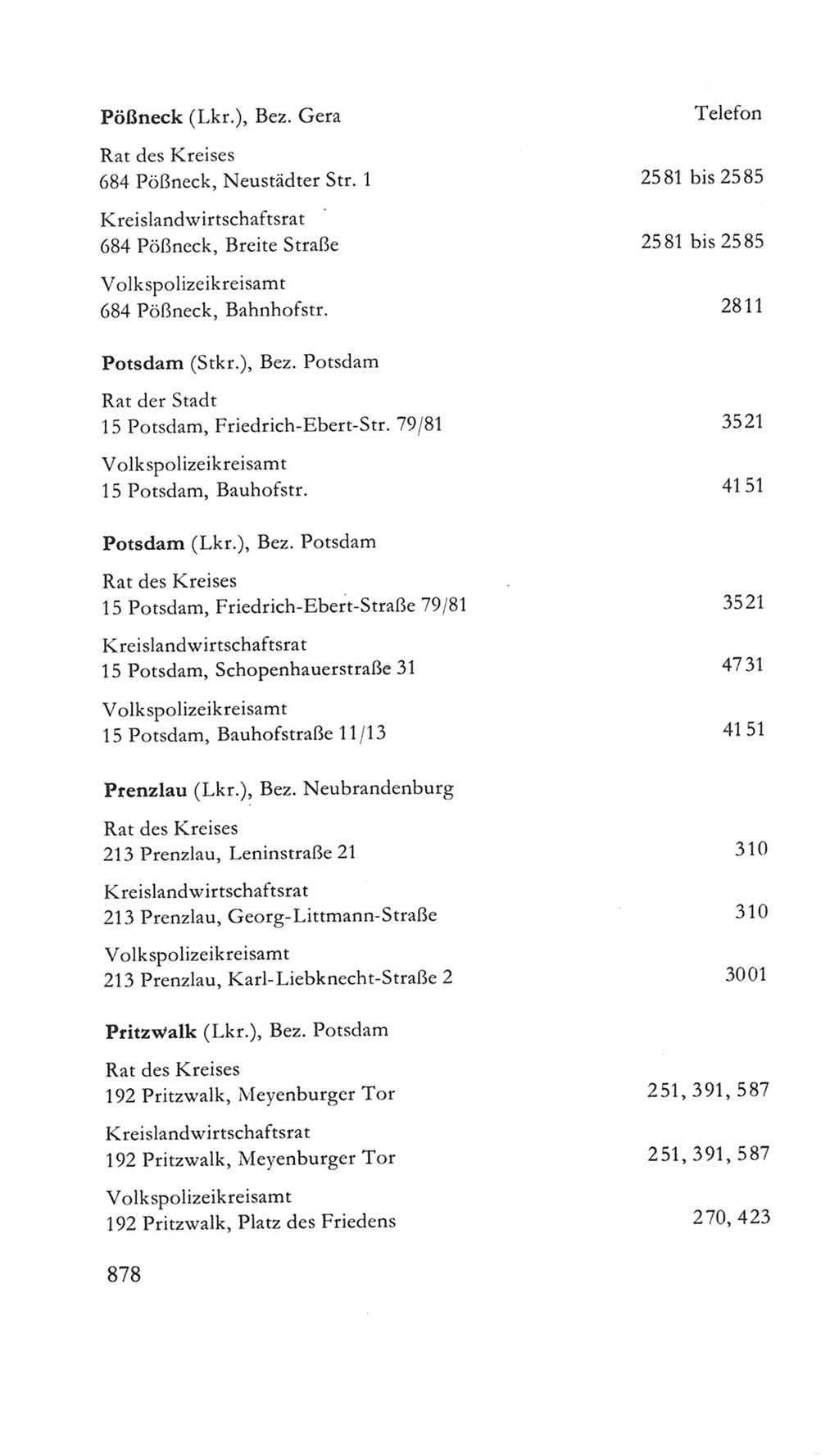 Volkskammer (VK) der Deutschen Demokratischen Republik (DDR) 5. Wahlperiode 1967-1971, Seite 878 (VK. DDR 5. WP. 1967-1971, S. 878)