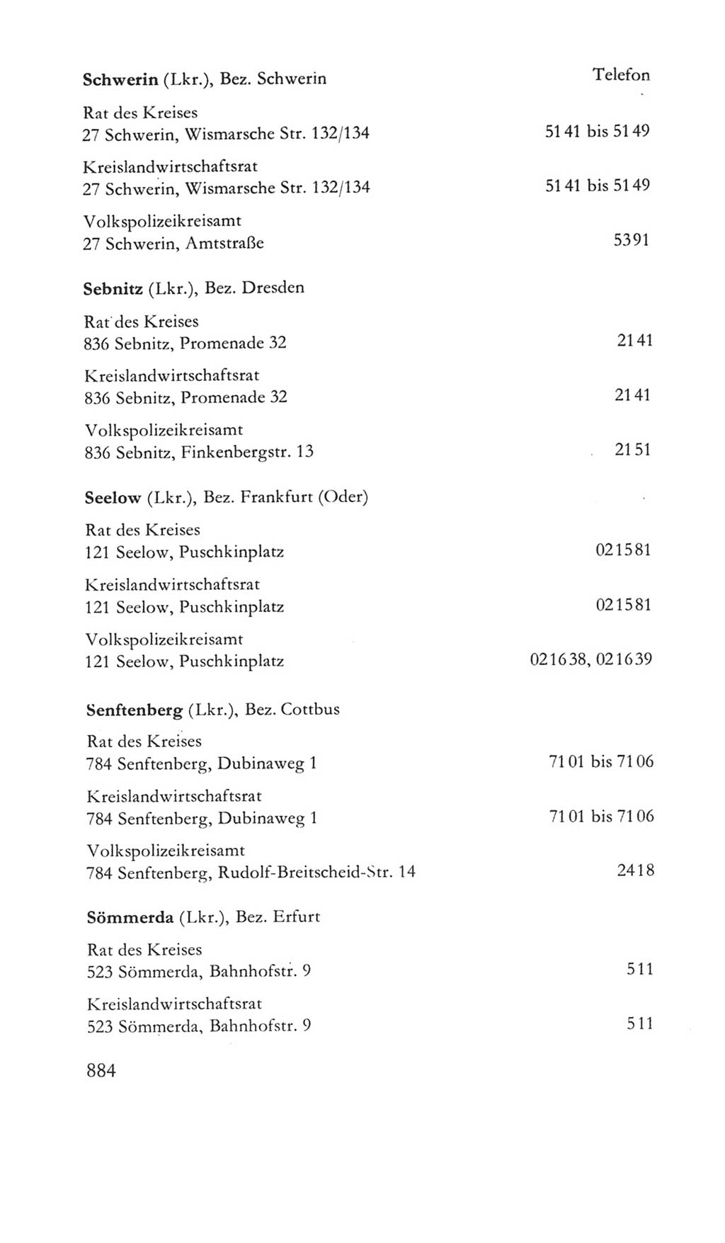 Volkskammer (VK) der Deutschen Demokratischen Republik (DDR) 5. Wahlperiode 1967-1971, Seite 884 (VK. DDR 5. WP. 1967-1971, S. 884)