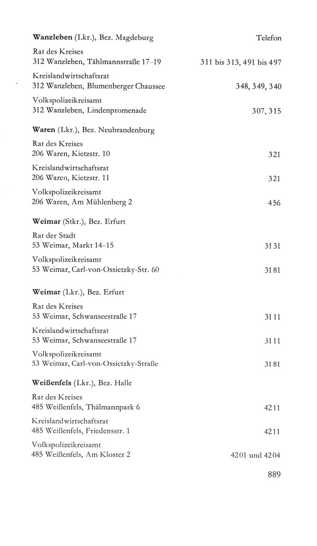 Volkskammer (VK) der Deutschen Demokratischen Republik (DDR) 5. Wahlperiode 1967-1971, Seite 889 (VK. DDR 5. WP. 1967-1971, S. 889)