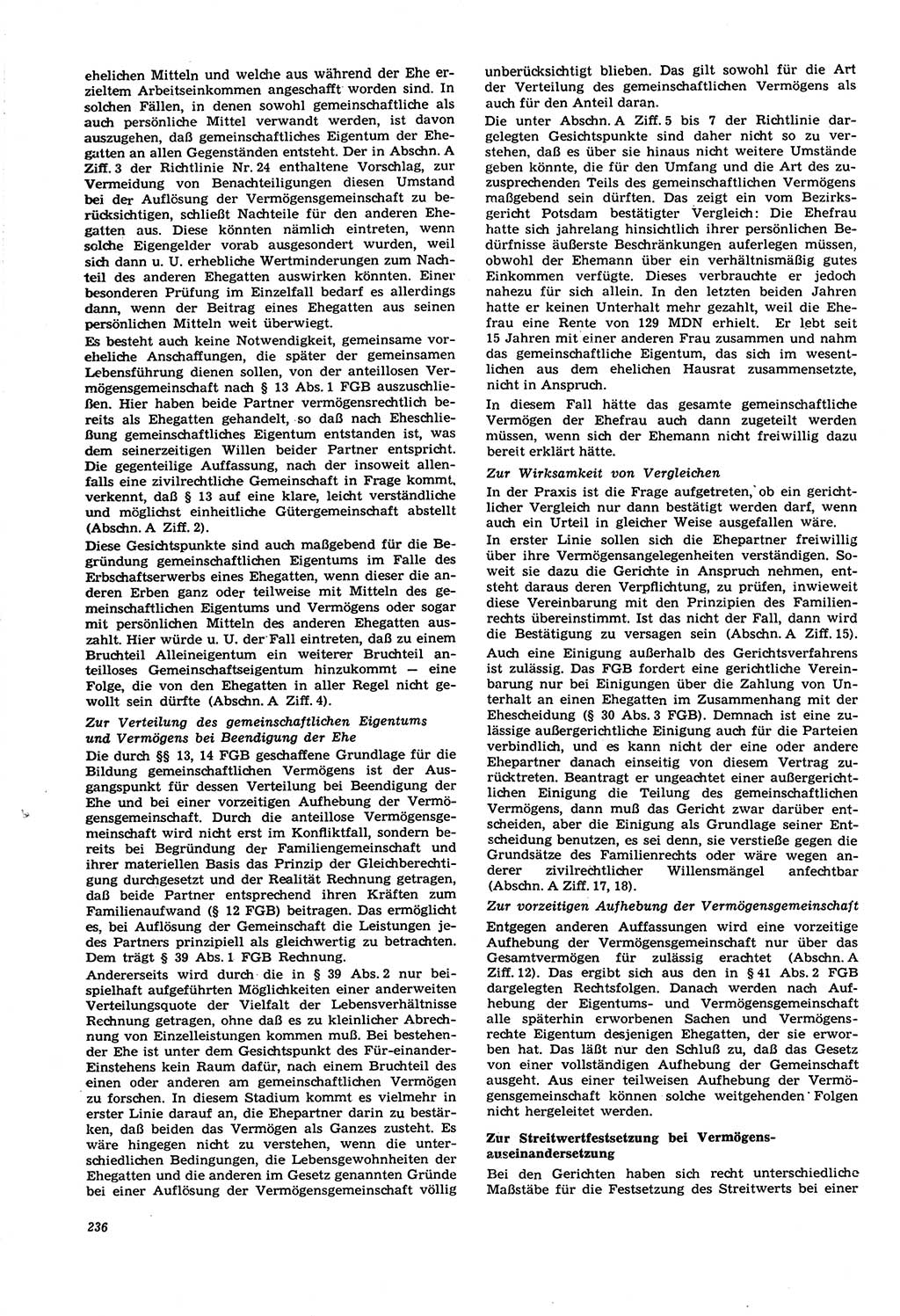 Neue Justiz (NJ), Zeitschrift für Recht und Rechtswissenschaft [Deutsche Demokratische Republik (DDR)], 21. Jahrgang 1967, Seite 236 (NJ DDR 1967, S. 236)
