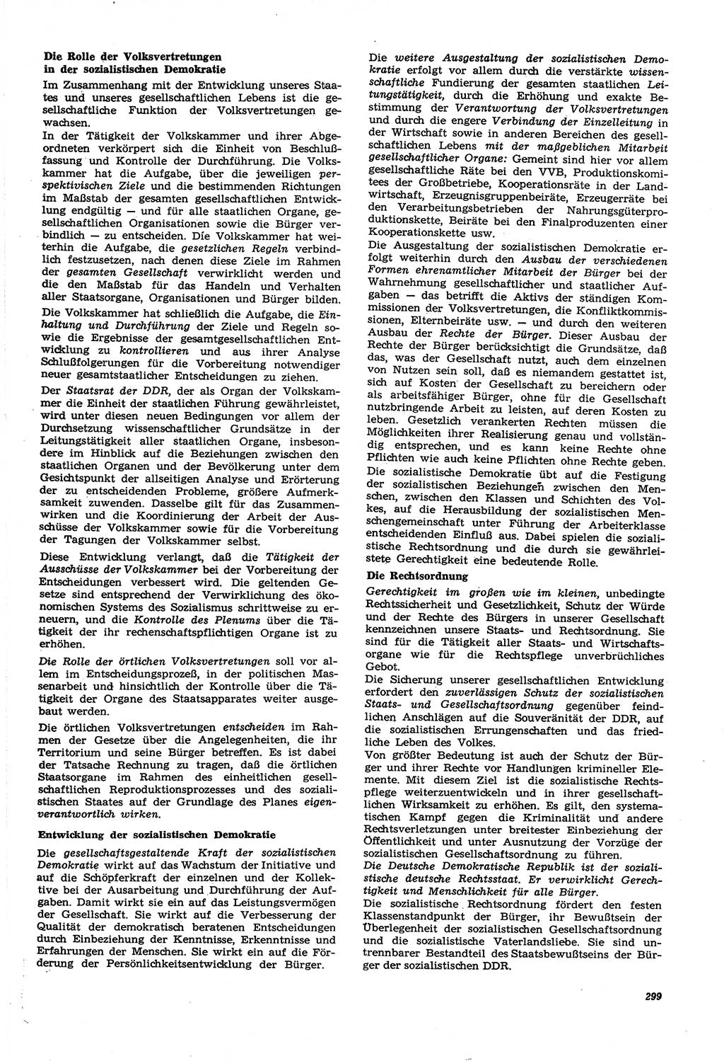 Neue Justiz (NJ), Zeitschrift für Recht und Rechtswissenschaft [Deutsche Demokratische Republik (DDR)], 21. Jahrgang 1967, Seite 299 (NJ DDR 1967, S. 299)