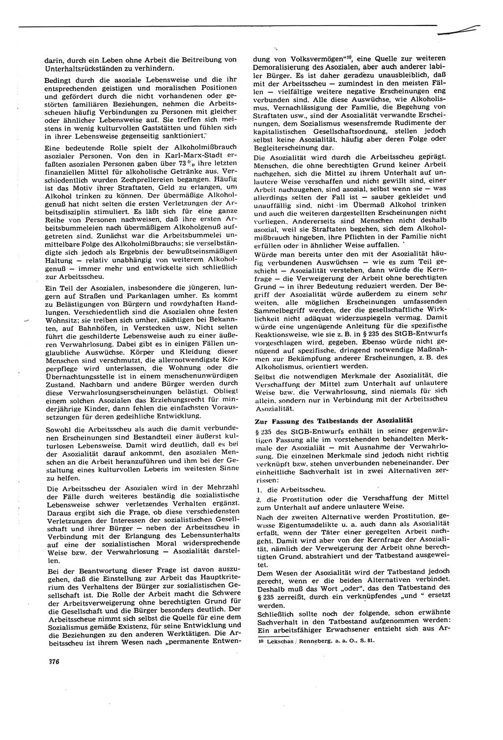 Neue Justiz (NJ), Zeitschrift für Recht und Rechtswissenschaft [Deutsche Demokratische Republik (DDR)], 21. Jahrgang 1967, Seite 376 (NJ DDR 1967, S. 376)
