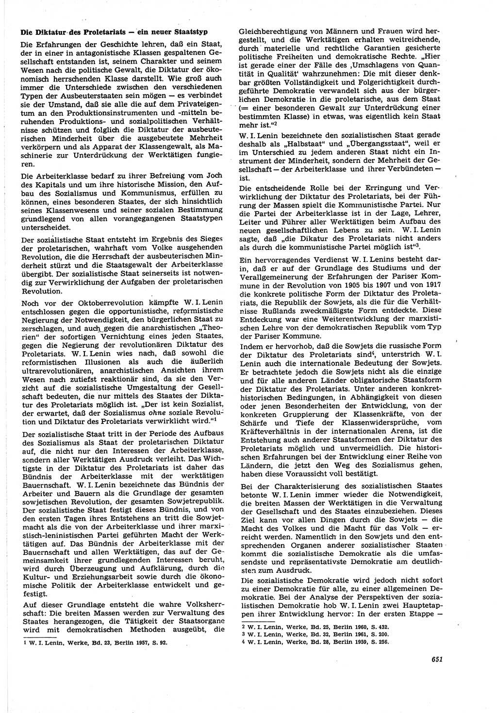 Neue Justiz (NJ), Zeitschrift für Recht und Rechtswissenschaft [Deutsche Demokratische Republik (DDR)], 21. Jahrgang 1967, Seite 651 (NJ DDR 1967, S. 651)