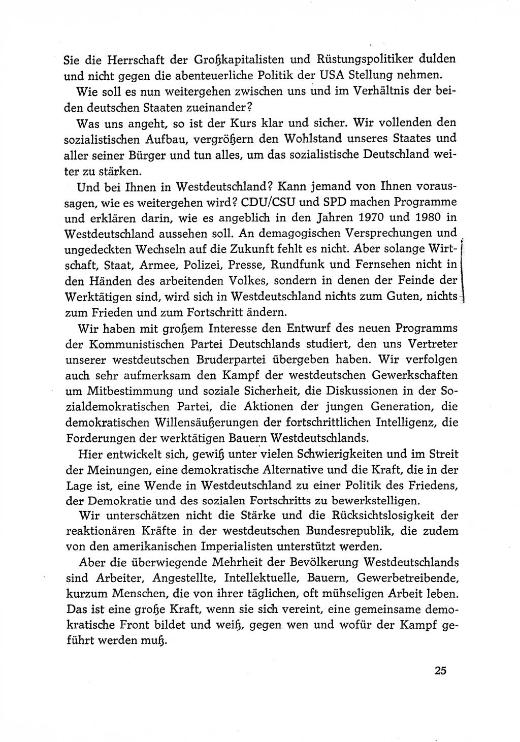 Dokumente der Sozialistischen Einheitspartei Deutschlands (SED) [Deutsche Demokratische Republik (DDR)] 1968-1969, Seite 25 (Dok. SED DDR 1968-1969, S. 25)
