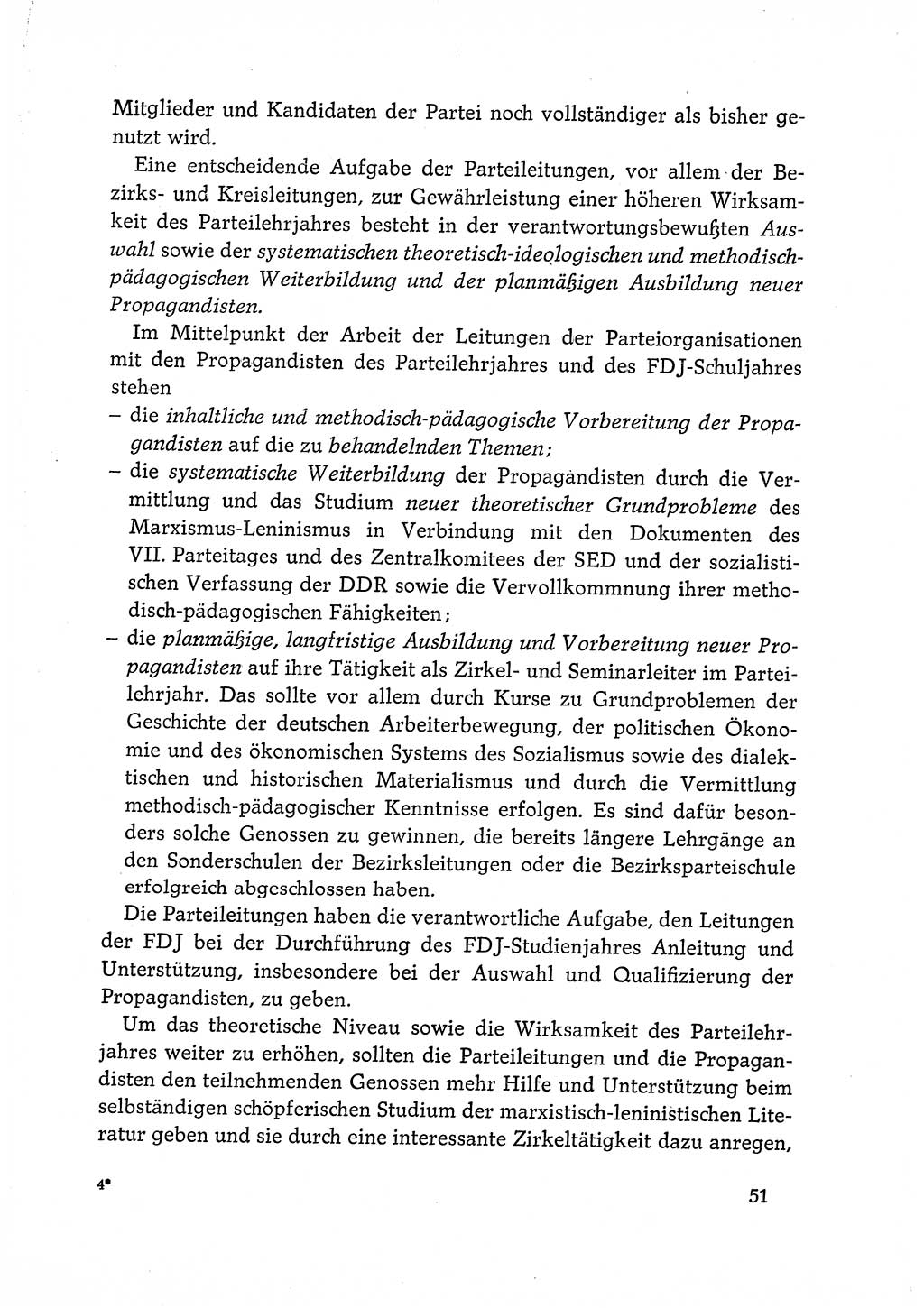 Dokumente der Sozialistischen Einheitspartei Deutschlands (SED) [Deutsche Demokratische Republik (DDR)] 1968-1969, Seite 51 (Dok. SED DDR 1968-1969, S. 51)