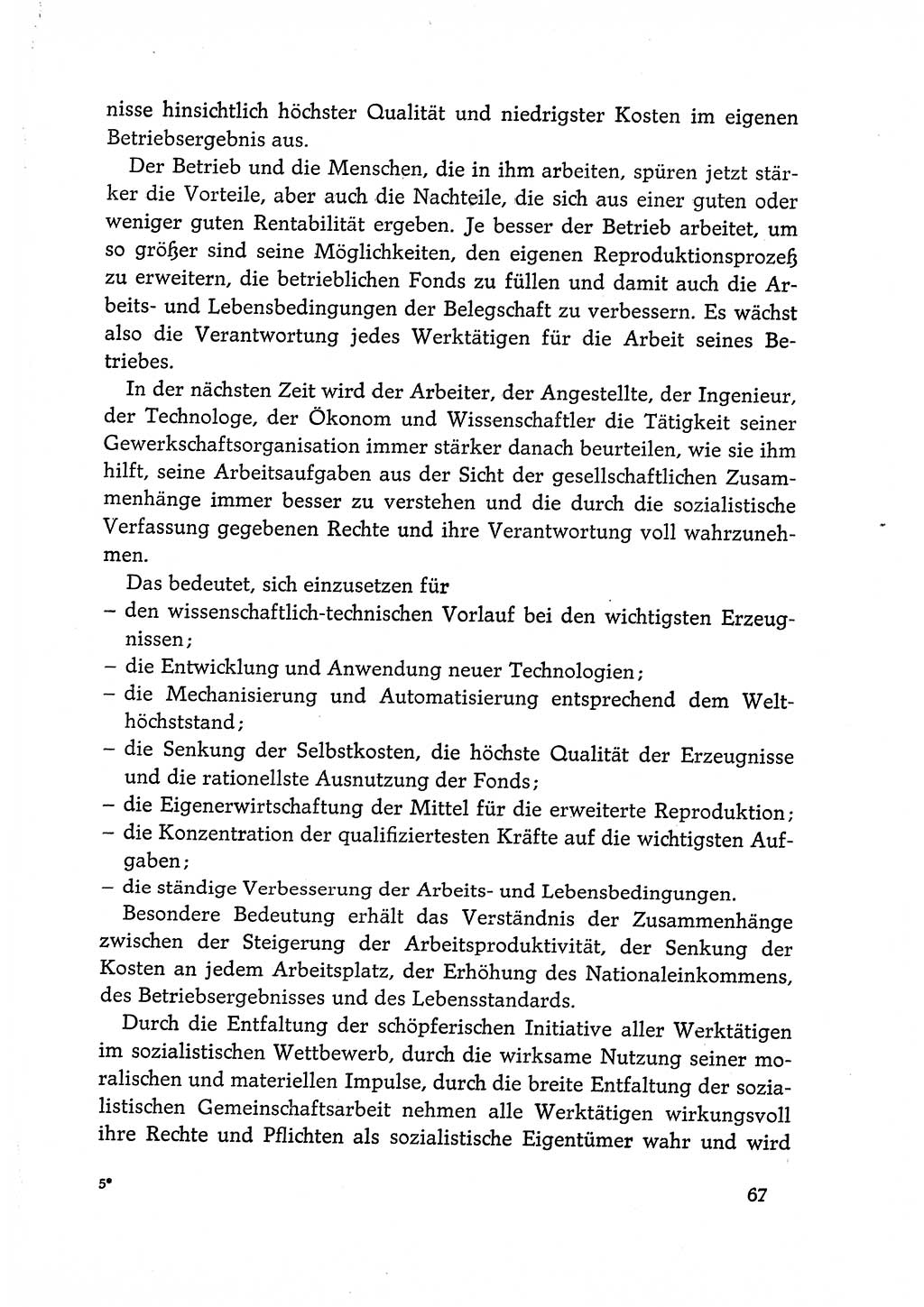Dokumente der Sozialistischen Einheitspartei Deutschlands (SED) [Deutsche Demokratische Republik (DDR)] 1968-1969, Seite 67 (Dok. SED DDR 1968-1969, S. 67)