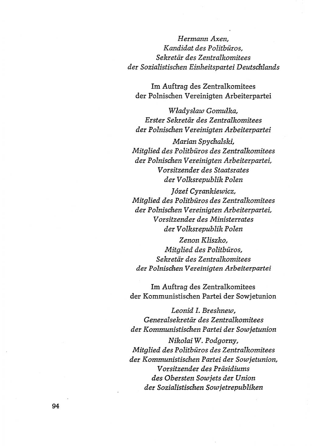 Dokumente der Sozialistischen Einheitspartei Deutschlands (SED) [Deutsche Demokratische Republik (DDR)] 1968-1969, Seite 94 (Dok. SED DDR 1968-1969, S. 94)