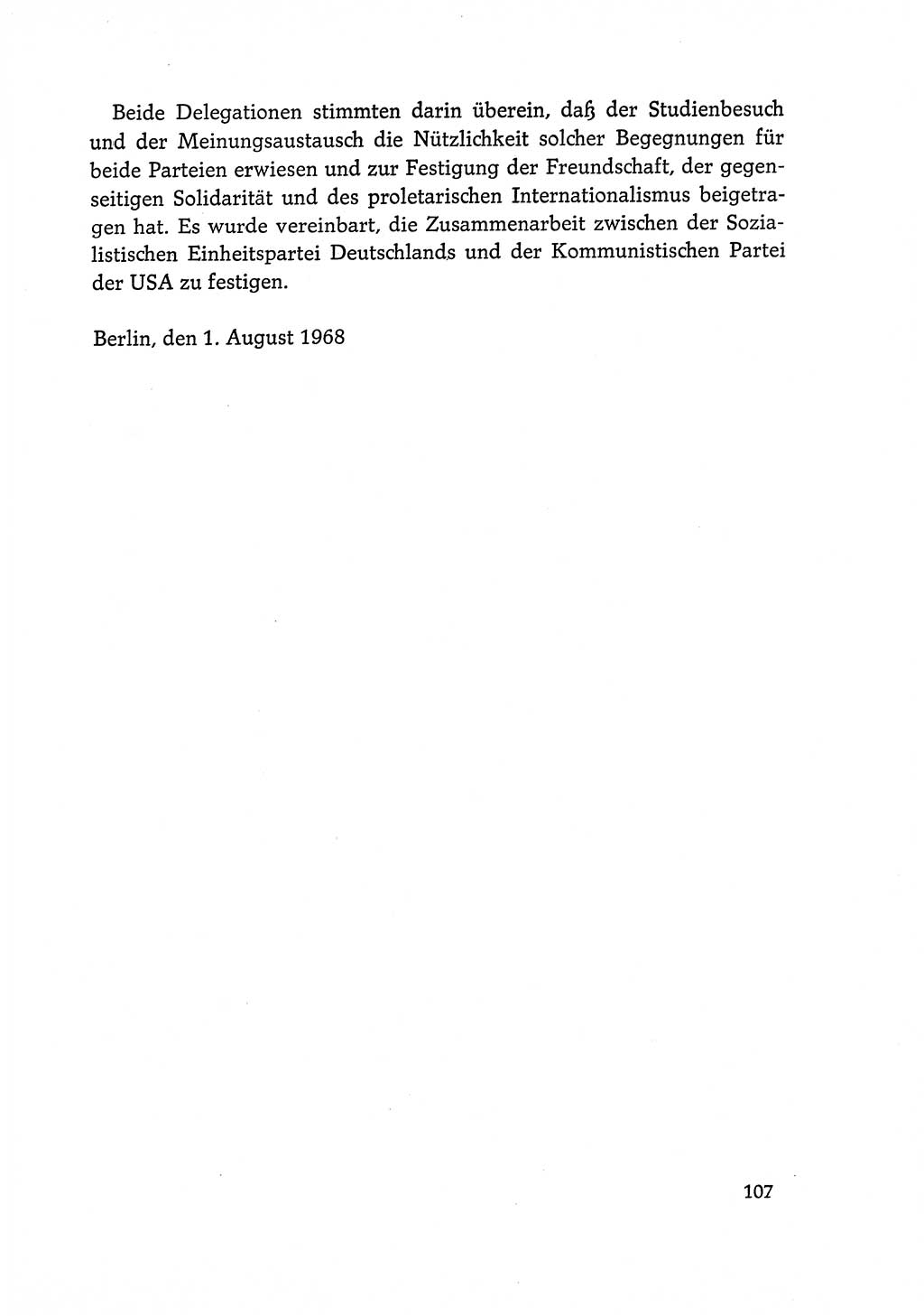 Dokumente der Sozialistischen Einheitspartei Deutschlands (SED) [Deutsche Demokratische Republik (DDR)] 1968-1969, Seite 107 (Dok. SED DDR 1968-1969, S. 107)