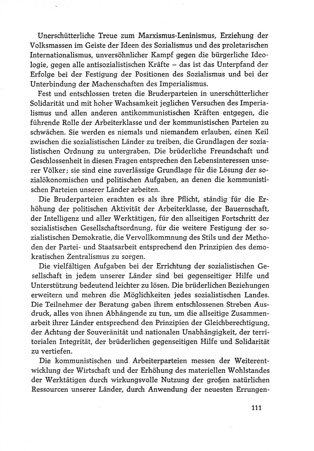 Dokumente der Sozialistischen Einheitspartei Deutschlands (SED) [Deutsche Demokratische Republik (DDR)] 1968-1969, Seite 111 (Dok. SED DDR 1968-1969, S. 111)