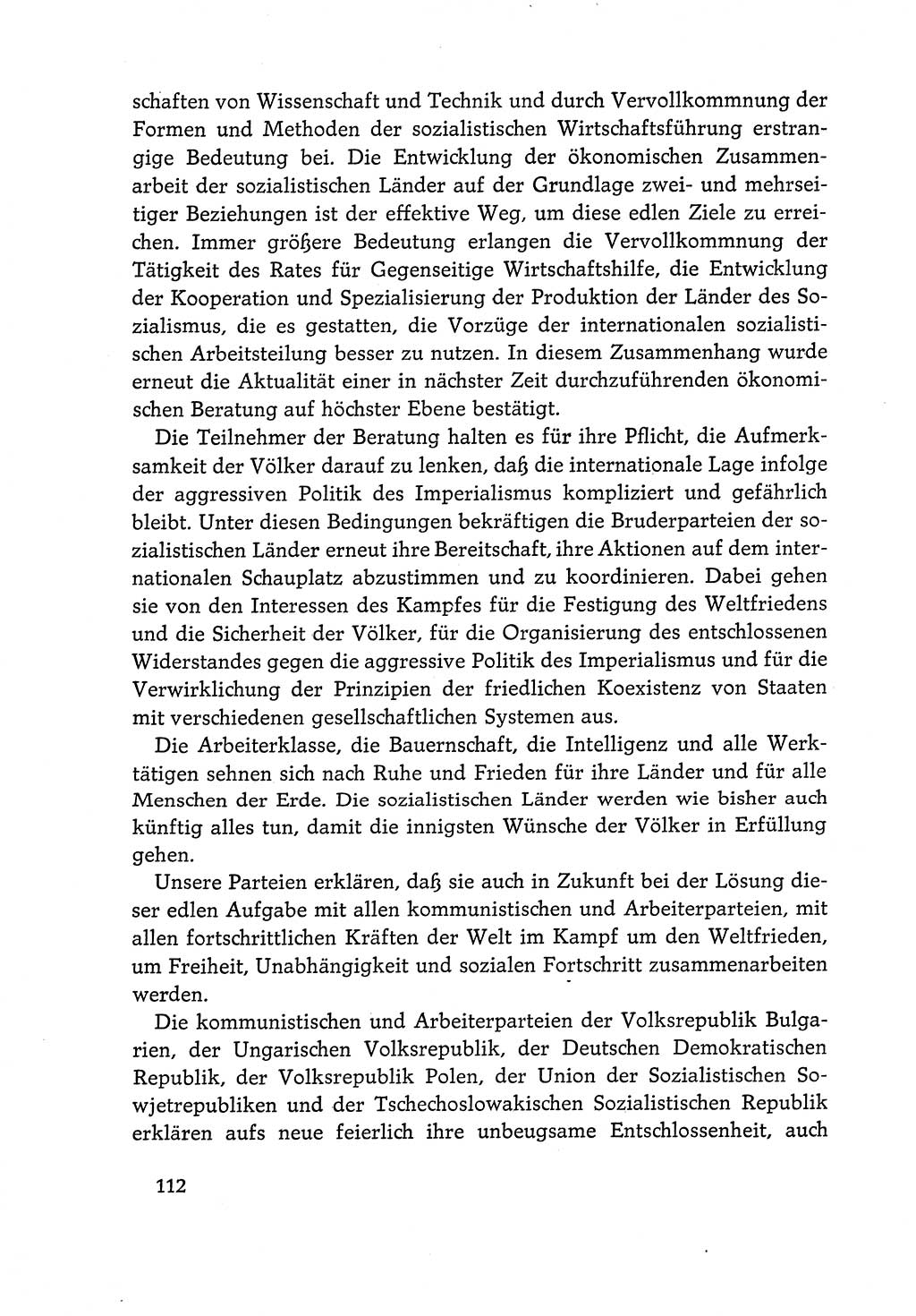 Dokumente der Sozialistischen Einheitspartei Deutschlands (SED) [Deutsche Demokratische Republik (DDR)] 1968-1969, Seite 112 (Dok. SED DDR 1968-1969, S. 112)