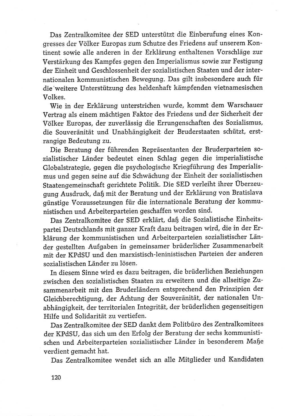 Dokumente der Sozialistischen Einheitspartei Deutschlands (SED) [Deutsche Demokratische Republik (DDR)] 1968-1969, Seite 120 (Dok. SED DDR 1968-1969, S. 120)