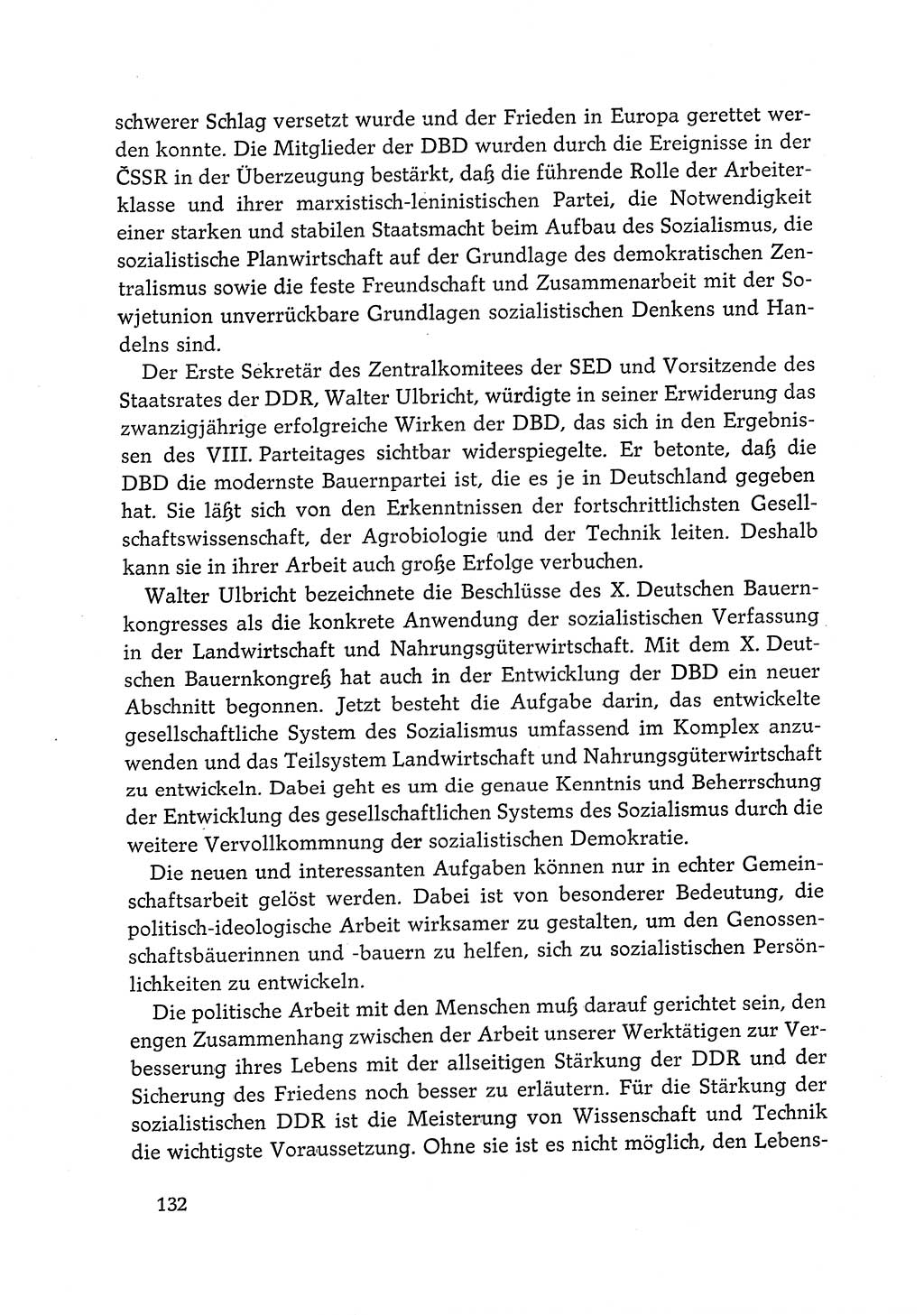 Dokumente der Sozialistischen Einheitspartei Deutschlands (SED) [Deutsche Demokratische Republik (DDR)] 1968-1969, Seite 132 (Dok. SED DDR 1968-1969, S. 132)
