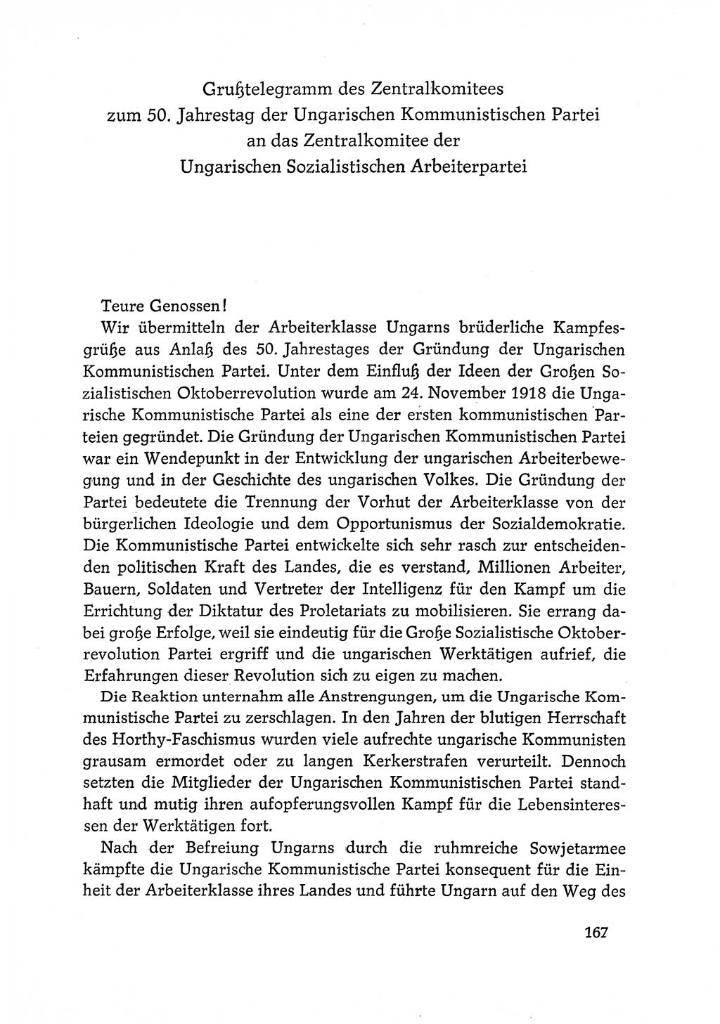 Dokumente der Sozialistischen Einheitspartei Deutschlands (SED) [Deutsche Demokratische Republik (DDR)] 1968-1969, Seite 167 (Dok. SED DDR 1968-1969, S. 167)