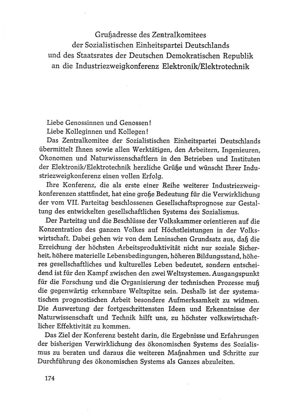 Dokumente der Sozialistischen Einheitspartei Deutschlands (SED) [Deutsche Demokratische Republik (DDR)] 1968-1969, Seite 174 (Dok. SED DDR 1968-1969, S. 174)