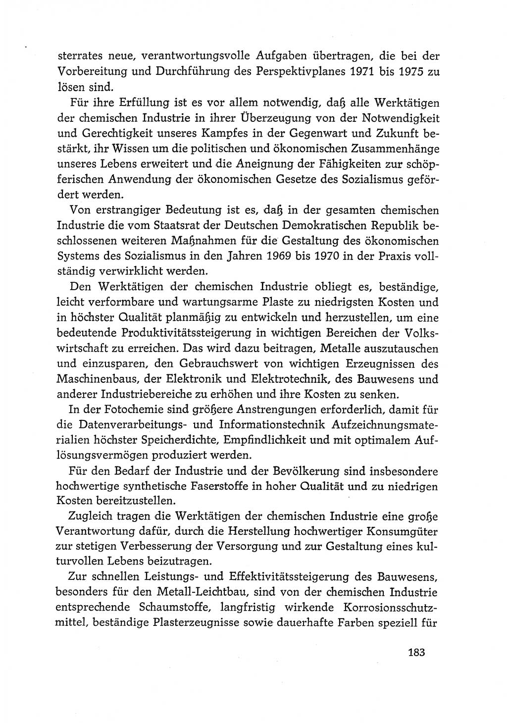 Dokumente der Sozialistischen Einheitspartei Deutschlands (SED) [Deutsche Demokratische Republik (DDR)] 1968-1969, Seite 183 (Dok. SED DDR 1968-1969, S. 183)