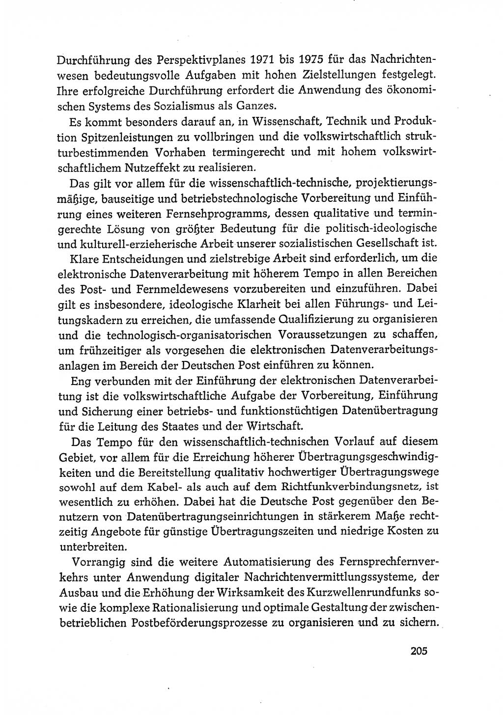 Dokumente der Sozialistischen Einheitspartei Deutschlands (SED) [Deutsche Demokratische Republik (DDR)] 1968-1969, Seite 205 (Dok. SED DDR 1968-1969, S. 205)