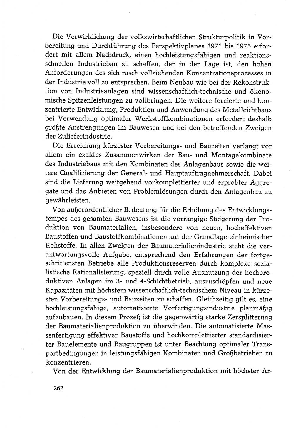 Dokumente der Sozialistischen Einheitspartei Deutschlands (SED) [Deutsche Demokratische Republik (DDR)] 1968-1969, Seite 262 (Dok. SED DDR 1968-1969, S. 262)