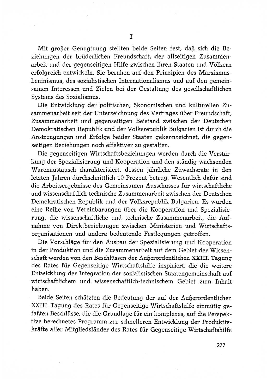 Dokumente der Sozialistischen Einheitspartei Deutschlands (SED) [Deutsche Demokratische Republik (DDR)] 1968-1969, Seite 277 (Dok. SED DDR 1968-1969, S. 277)