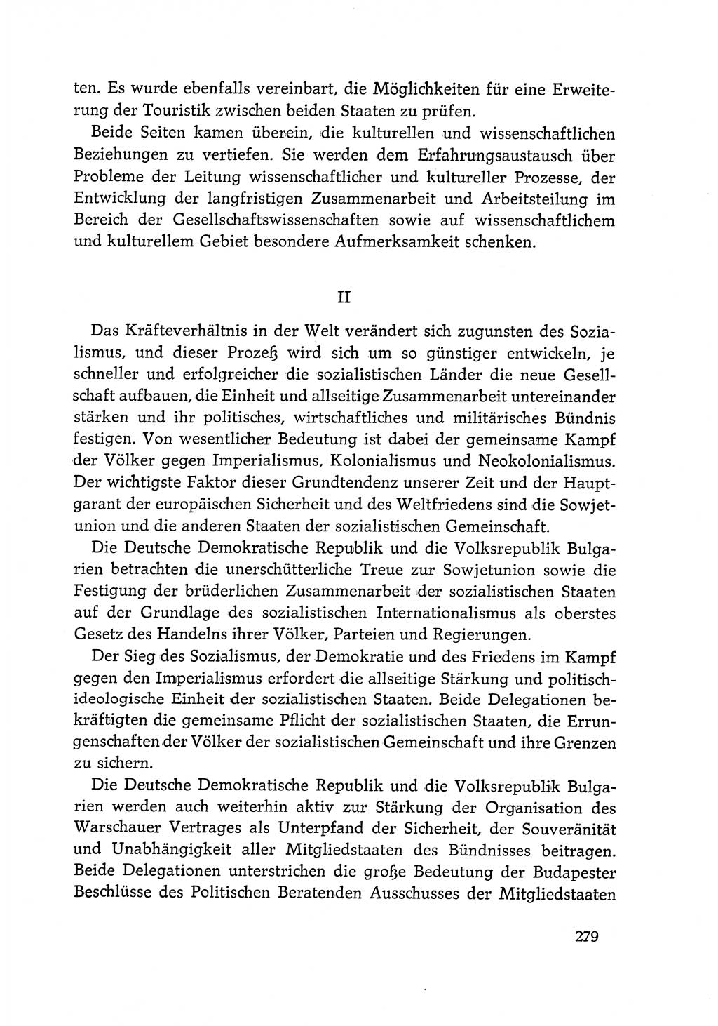 Dokumente der Sozialistischen Einheitspartei Deutschlands (SED) [Deutsche Demokratische Republik (DDR)] 1968-1969, Seite 279 (Dok. SED DDR 1968-1969, S. 279)