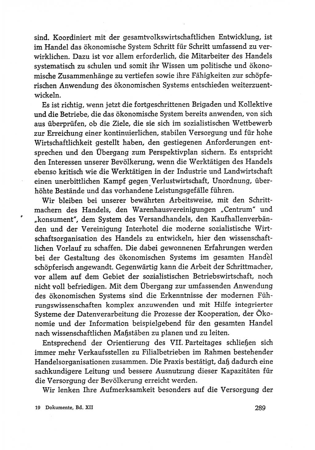 Dokumente der Sozialistischen Einheitspartei Deutschlands (SED) [Deutsche Demokratische Republik (DDR)] 1968-1969, Seite 289 (Dok. SED DDR 1968-1969, S. 289)