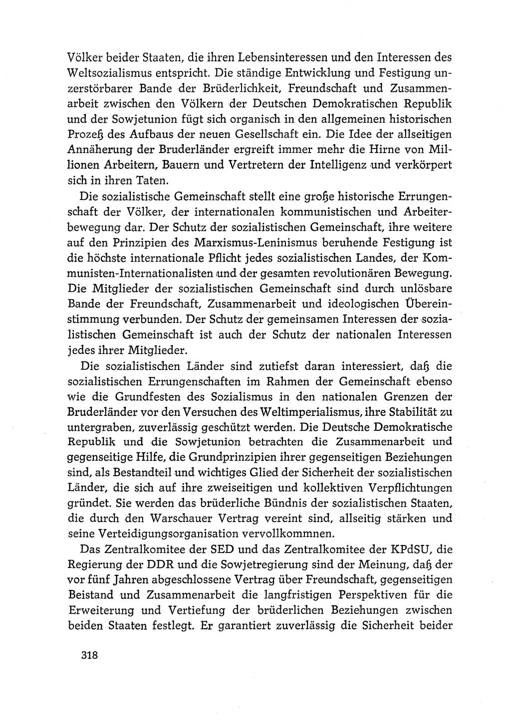 Dokumente der Sozialistischen Einheitspartei Deutschlands (SED) [Deutsche Demokratische Republik (DDR)] 1968-1969, Seite 318 (Dok. SED DDR 1968-1969, S. 318)
