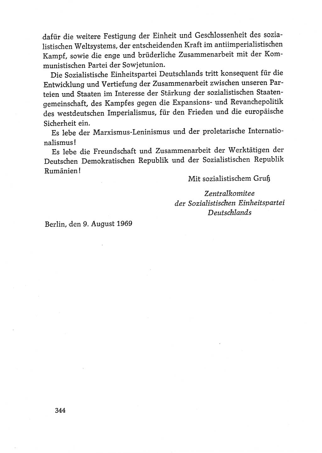 Dokumente der Sozialistischen Einheitspartei Deutschlands (SED) [Deutsche Demokratische Republik (DDR)] 1968-1969, Seite 344 (Dok. SED DDR 1968-1969, S. 344)