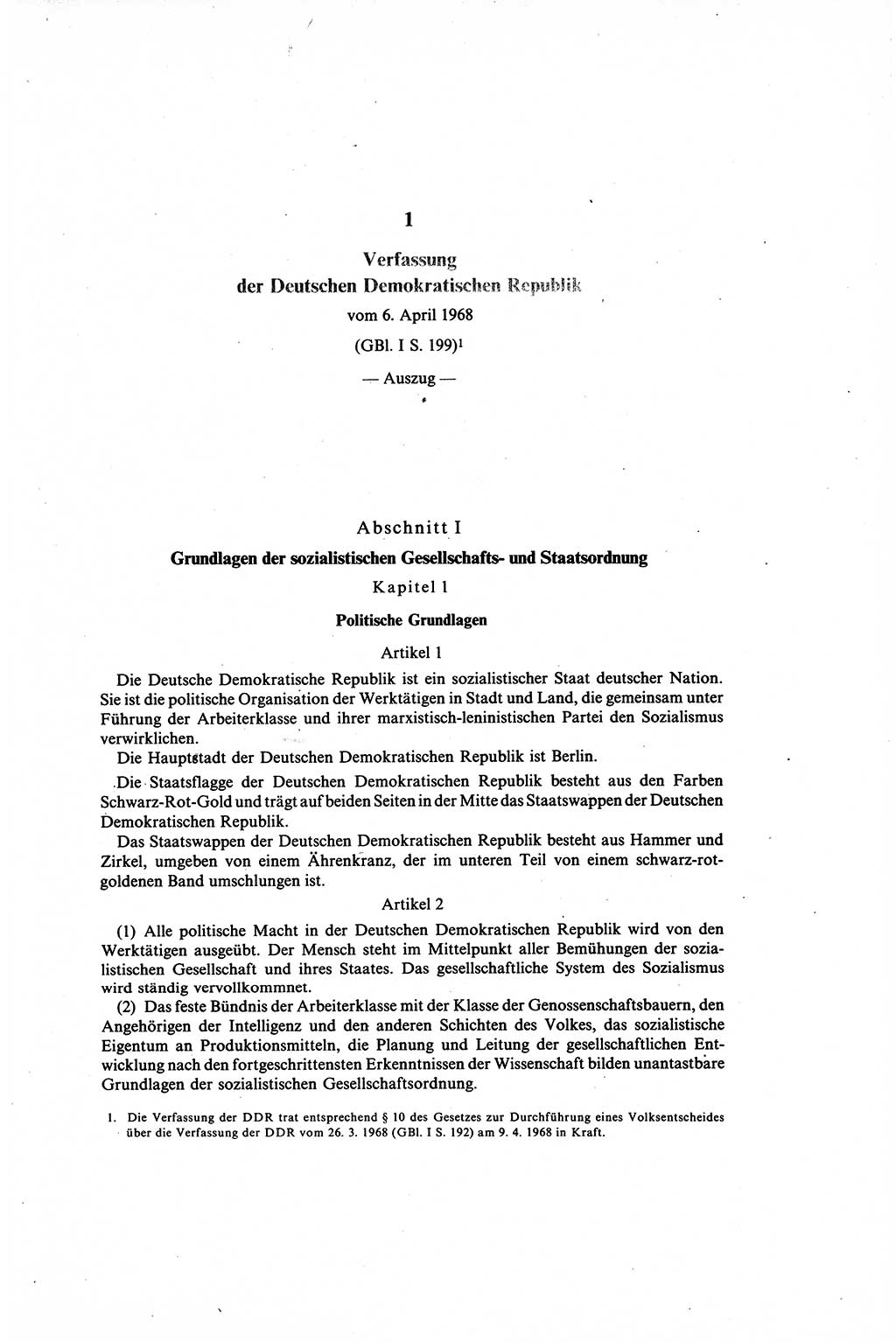 Gesetzbuch der Arbeit (GBA) und andere ausgewählte rechtliche Bestimmungen [Deutsche Demokratische Republik (DDR)] 1968, Seite 9 (GBA DDR 1968, S. 9)