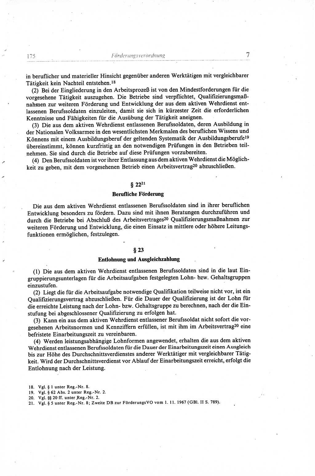 Gesetzbuch der Arbeit (GBA) und andere ausgewählte rechtliche Bestimmungen [Deutsche Demokratische Republik (DDR)] 1968, Seite 175 (GBA DDR 1968, S. 175)