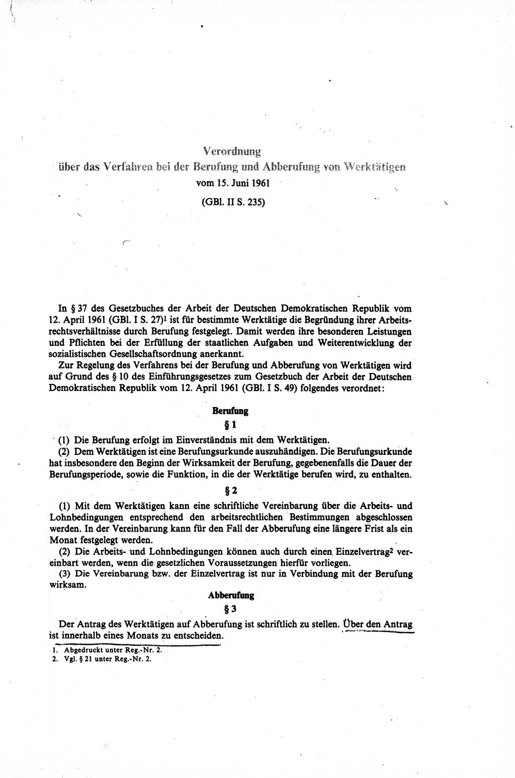 Gesetzbuch der Arbeit (GBA) und andere ausgewählte rechtliche Bestimmungen [Deutsche Demokratische Republik (DDR)] 1968, Seite 187 (GBA DDR 1968, S. 187)