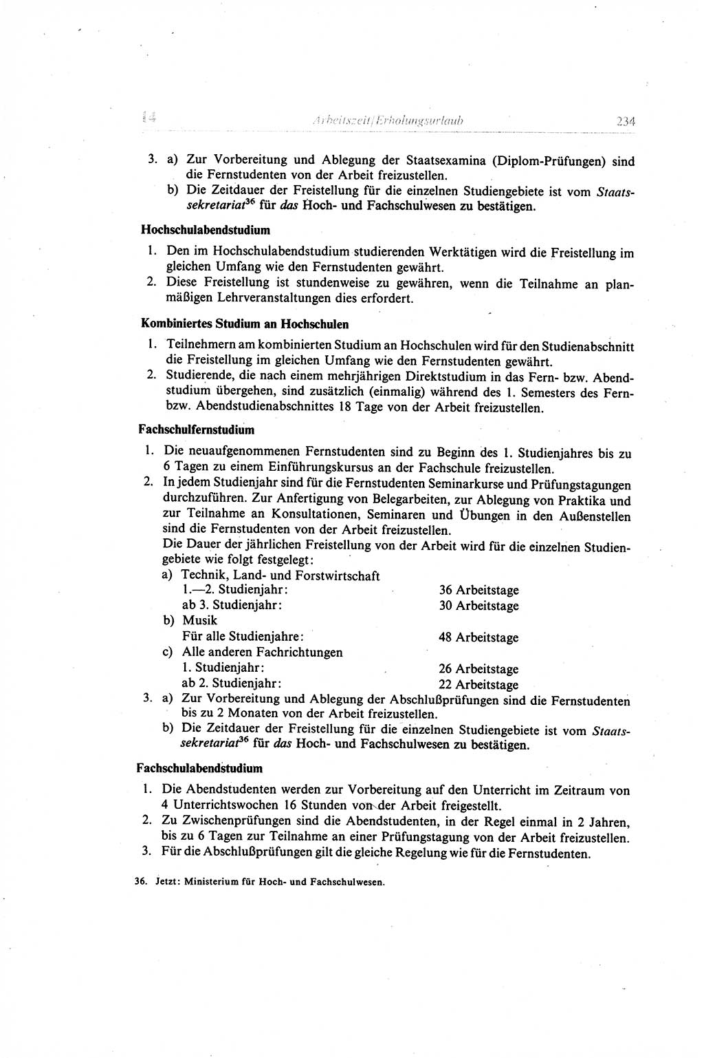 Gesetzbuch der Arbeit (GBA) und andere ausgewählte rechtliche Bestimmungen [Deutsche Demokratische Republik (DDR)] 1968, Seite 234 (GBA DDR 1968, S. 234)