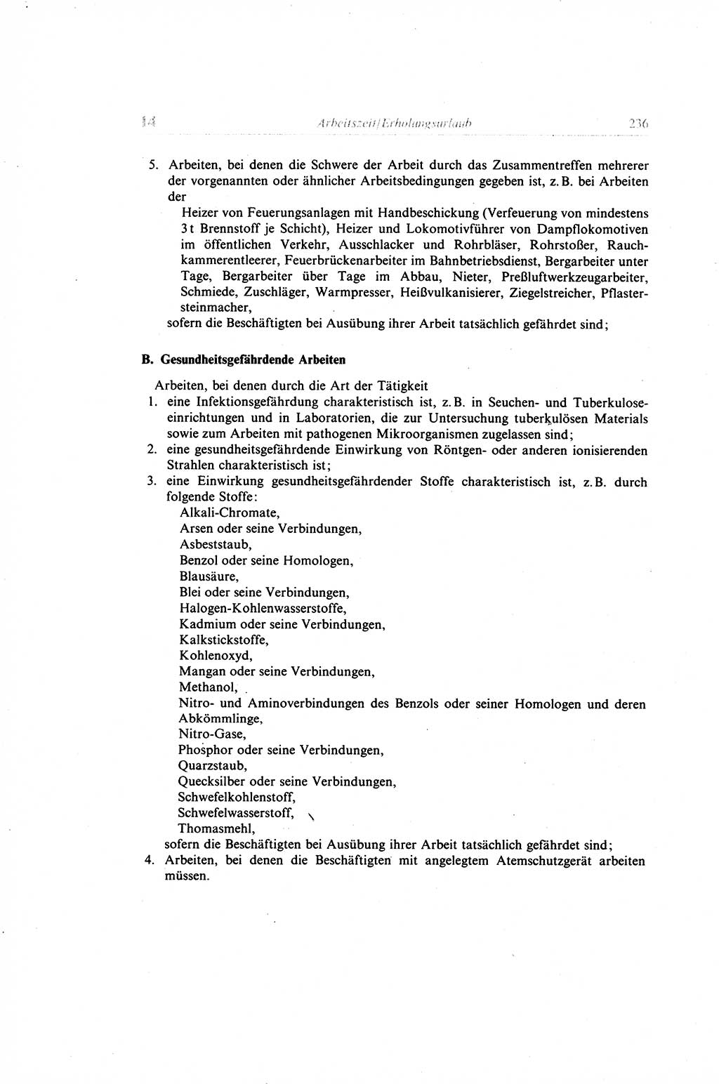 Gesetzbuch der Arbeit (GBA) und andere ausgewählte rechtliche Bestimmungen [Deutsche Demokratische Republik (DDR)] 1968, Seite 236 (GBA DDR 1968, S. 236)