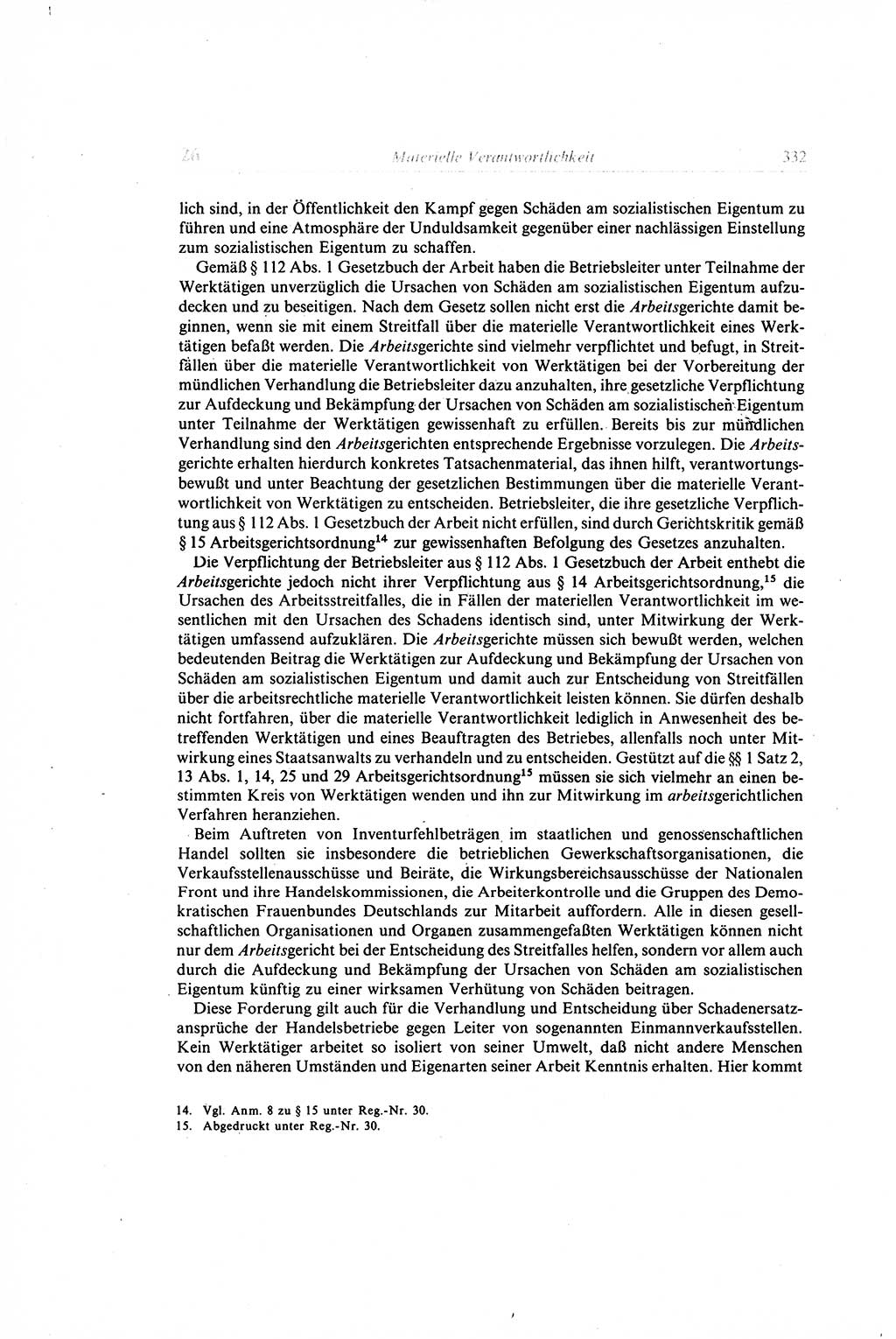 Gesetzbuch der Arbeit (GBA) und andere ausgewählte rechtliche Bestimmungen [Deutsche Demokratische Republik (DDR)] 1968, Seite 332 (GBA DDR 1968, S. 332)