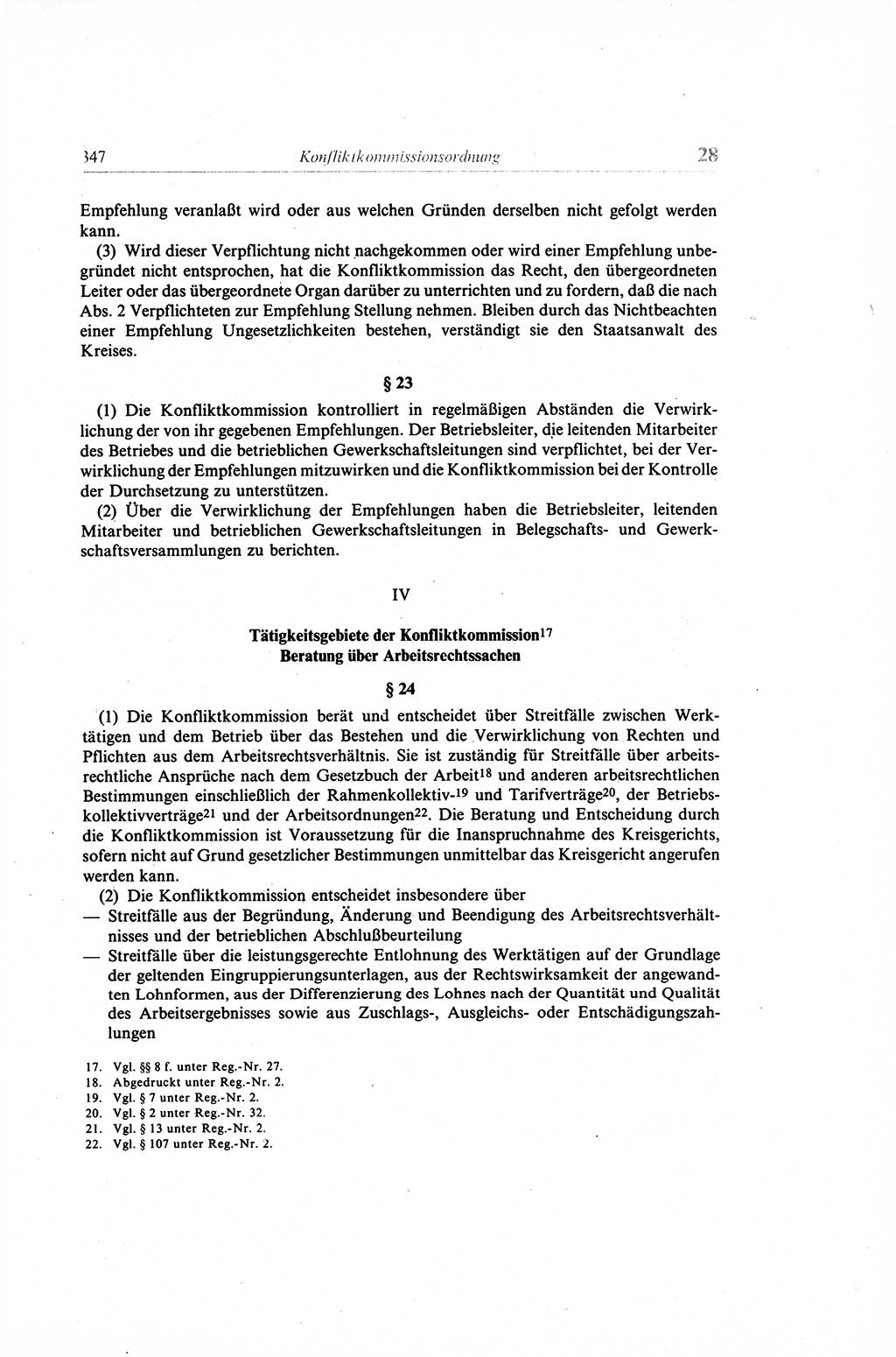 Gesetzbuch der Arbeit (GBA) und andere ausgewählte rechtliche Bestimmungen [Deutsche Demokratische Republik (DDR)] 1968, Seite 347 (GBA DDR 1968, S. 347)