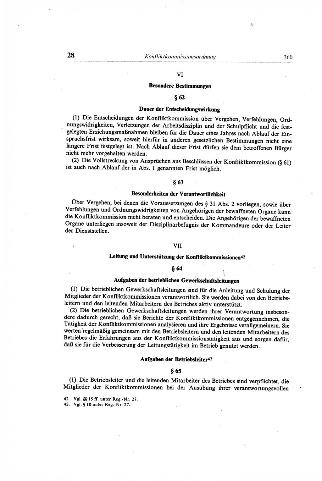 Gesetzbuch der Arbeit (GBA) und andere ausgewählte rechtliche Bestimmungen [Deutsche Demokratische Republik (DDR)] 1968, Seite 360 (GBA DDR 1968, S. 360)