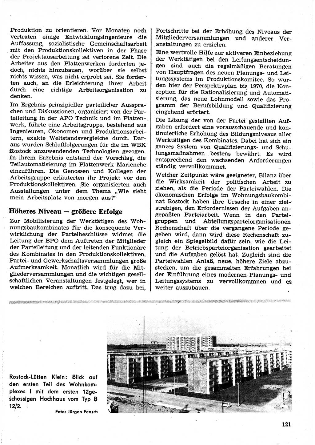 Neuer Weg (NW), Organ des Zentralkomitees (ZK) der SED (Sozialistische Einheitspartei Deutschlands) für Fragen des Parteilebens, 23. Jahrgang [Deutsche Demokratische Republik (DDR)] 1968, Seite 121 (NW ZK SED DDR 1968, S. 121)