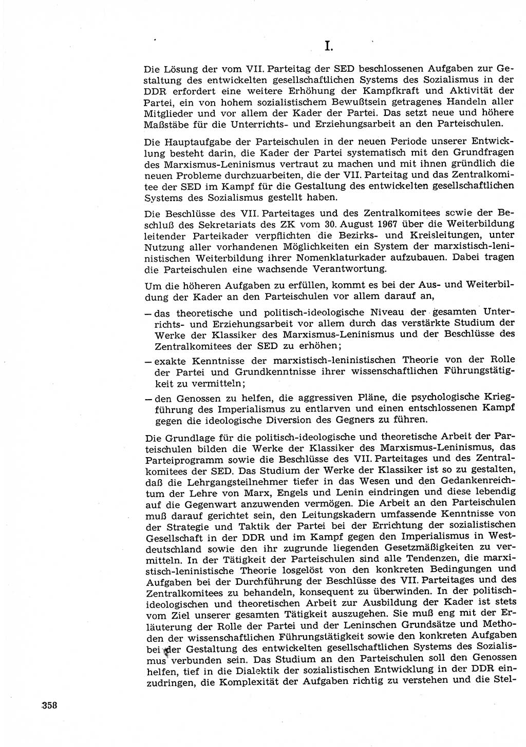 Neuer Weg (NW), Organ des Zentralkomitees (ZK) der SED (Sozialistische Einheitspartei Deutschlands) für Fragen des Parteilebens, 23. Jahrgang [Deutsche Demokratische Republik (DDR)] 1968, Seite 358 (NW ZK SED DDR 1968, S. 358)