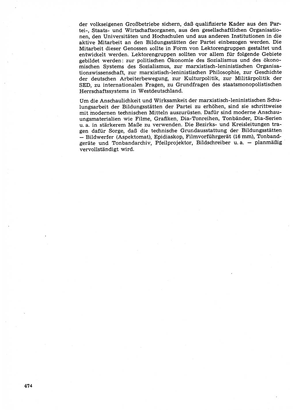 Neuer Weg (NW), Organ des Zentralkomitees (ZK) der SED (Sozialistische Einheitspartei Deutschlands) für Fragen des Parteilebens, 23. Jahrgang [Deutsche Demokratische Republik (DDR)] 1968, Seite 474 (NW ZK SED DDR 1968, S. 474)