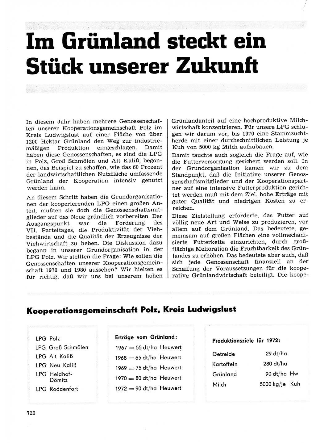 Neuer Weg (NW), Organ des Zentralkomitees (ZK) der SED (Sozialistische Einheitspartei Deutschlands) für Fragen des Parteilebens, 23. Jahrgang [Deutsche Demokratische Republik (DDR)] 1968, Seite 720 (NW ZK SED DDR 1968, S. 720)