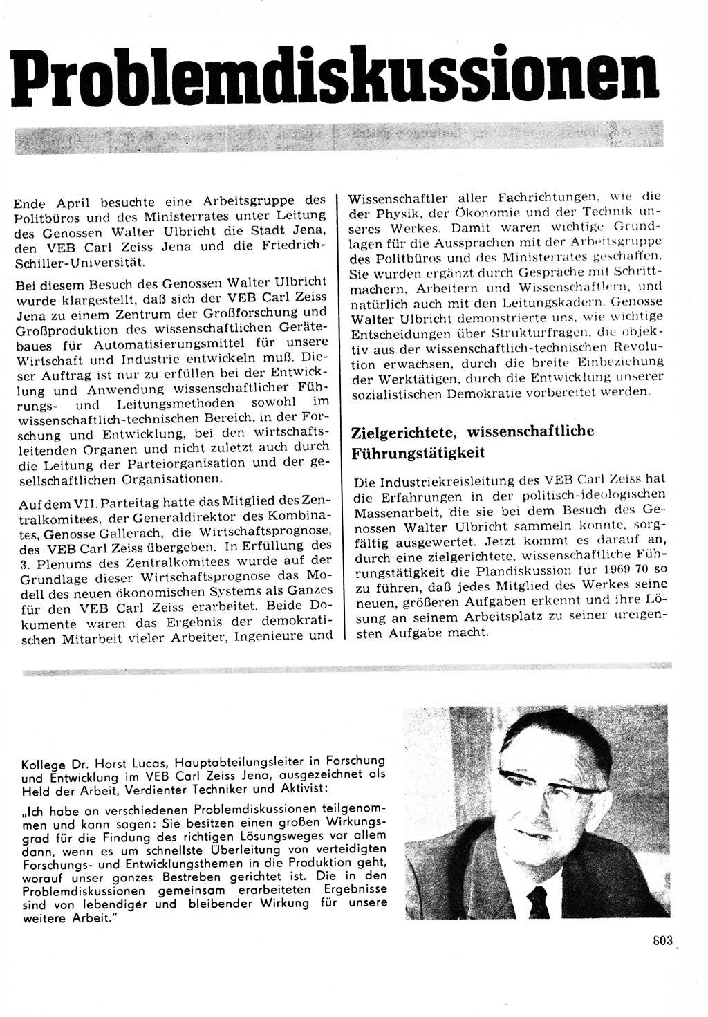 Neuer Weg (NW), Organ des Zentralkomitees (ZK) der SED (Sozialistische Einheitspartei Deutschlands) für Fragen des Parteilebens, 23. Jahrgang [Deutsche Demokratische Republik (DDR)] 1968, Seite 787 (NW ZK SED DDR 1968, S. 787)