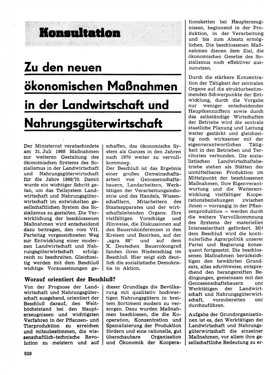 Neuer Weg (NW), Organ des Zentralkomitees (ZK) der SED (Sozialistische Einheitspartei Deutschlands) für Fragen des Parteilebens, 23. Jahrgang [Deutsche Demokratische Republik (DDR)] 1968, Seite 810 (NW ZK SED DDR 1968, S. 810)