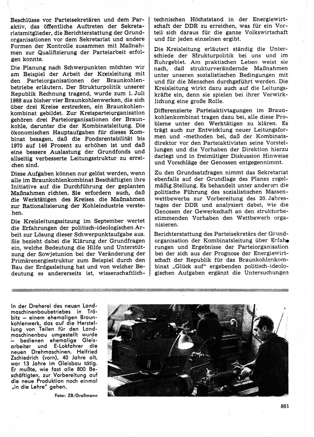 Neuer Weg (NW), Organ des Zentralkomitees (ZK) der SED (Sozialistische Einheitspartei Deutschlands) für Fragen des Parteilebens, 23. Jahrgang [Deutsche Demokratische Republik (DDR)] 1968, Seite 845 (NW ZK SED DDR 1968, S. 845)